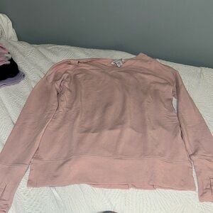 Athleta light pink long sleeve
